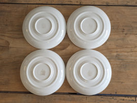 Regout OXO set 4x Bouillon kop en schotel hotelporselein