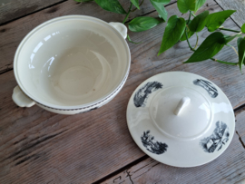 Landschap Zwart Societe Ceramique Dekschaal Terrine (rond model)