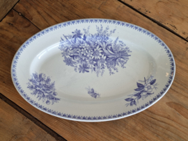 Société Céramique Cilla Lila ovale schaal 32 cm
