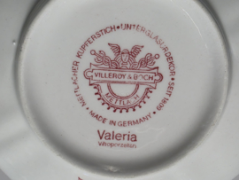 Villeroy en Boch Valeria rood Soepkom en schotel