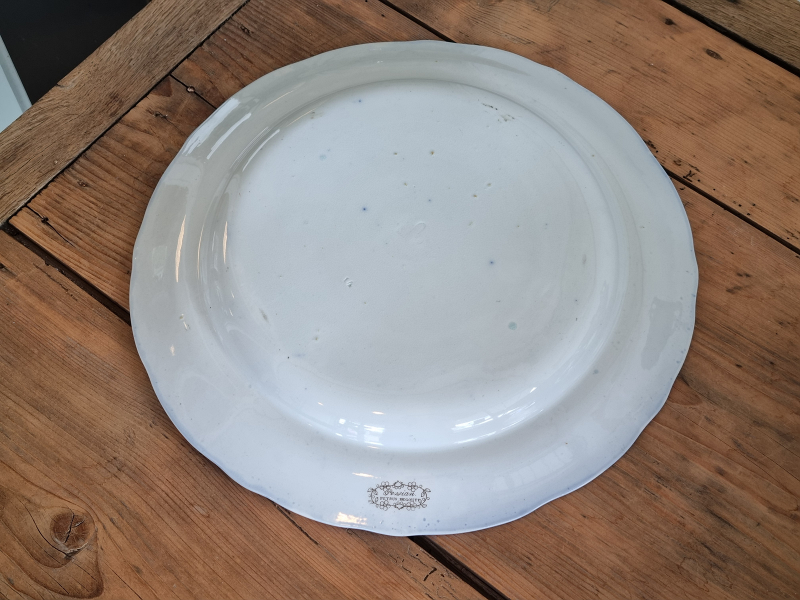 Petrus Regout Wellington decor Persian Serveerbord 38,5 cm