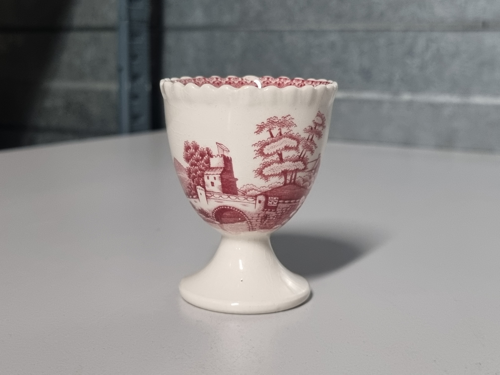 Engels Copeland Spode's Tower rood Eierdopje