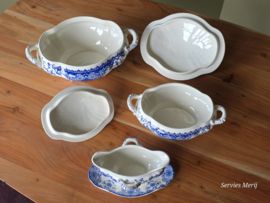 Boch BFK decor Dordrecht blauw schalenset 3 delig