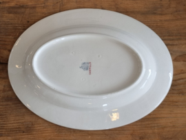 Regout Castillo Old England rood ovale schaal 34 cm