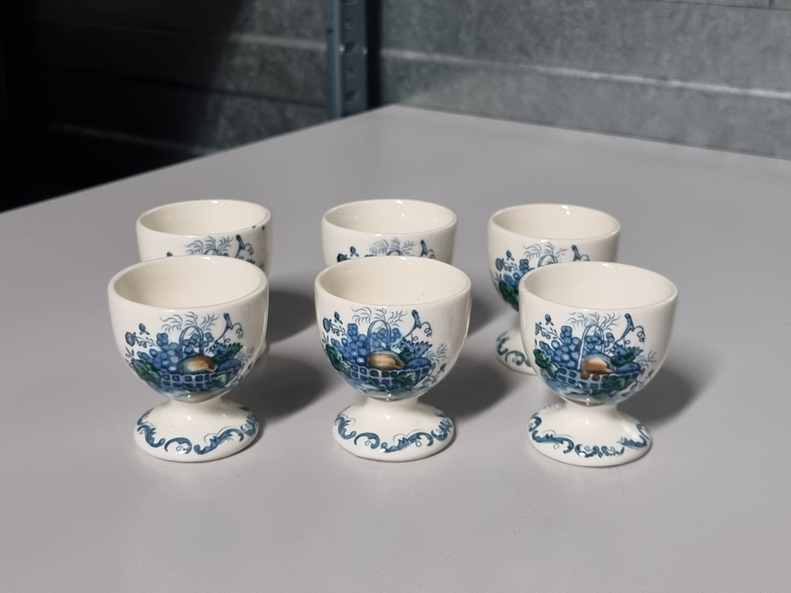 Engels Mason's Fruit Basket set 6x Eierdopje