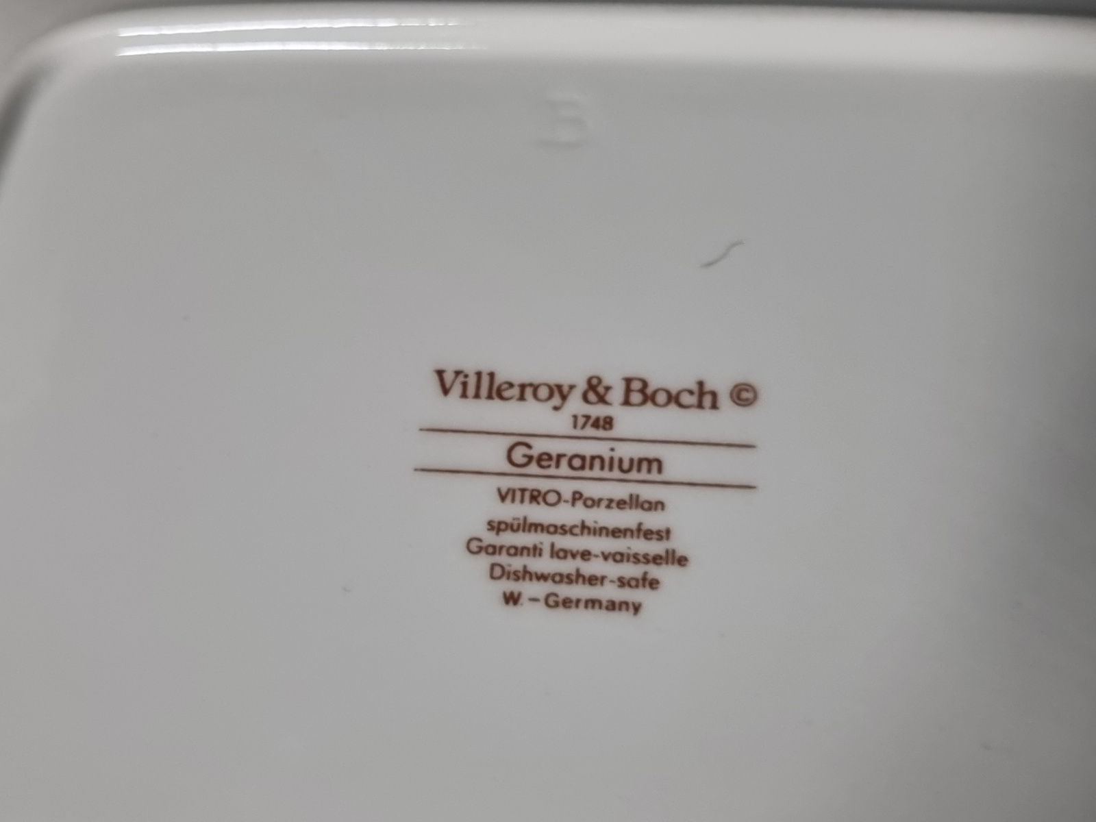 Villeroy en Boch Geranium botervloot