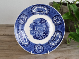 Regout blauw decor Oriental Wandbord 21,5 cm