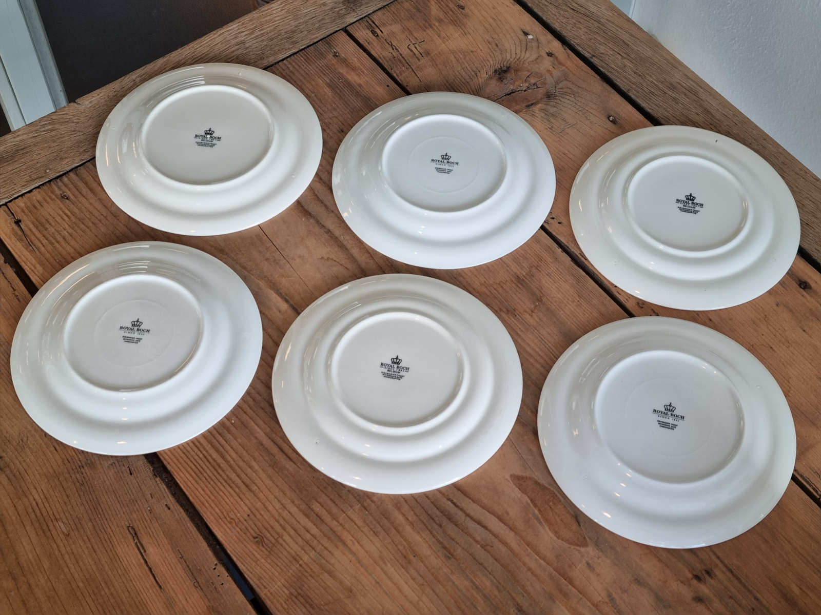 Royal Boch Kitchen set 6x Serveerbordje Gebaksbordje 17 cm