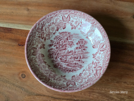 Engels rood English Ironstone Tableware EIT rond schaaltje 13,5 cm (herder)