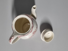 Engels rood Crown Ducal Bristol Koffiepot 18 cm