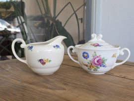 Regout creme Boudewijn Pioenroos Roomstel