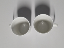 Mosa Maastricht set 2x los kopje met bloemen