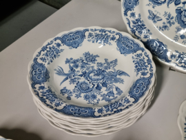 Engels Ridgway Windsor blauw Eetservies 8 personen