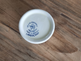 Landschap Blauw Societe Ceramique blauw Eierdopset incl. zoutvaatje