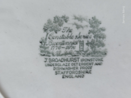 Engels rood Broadhurst The Constable Series bordje 16,5 cm