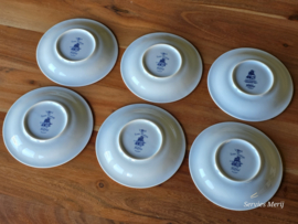 Rorstrand Ostindia East Indies set 6x Kop en Schotel 9 cm (Porselein)