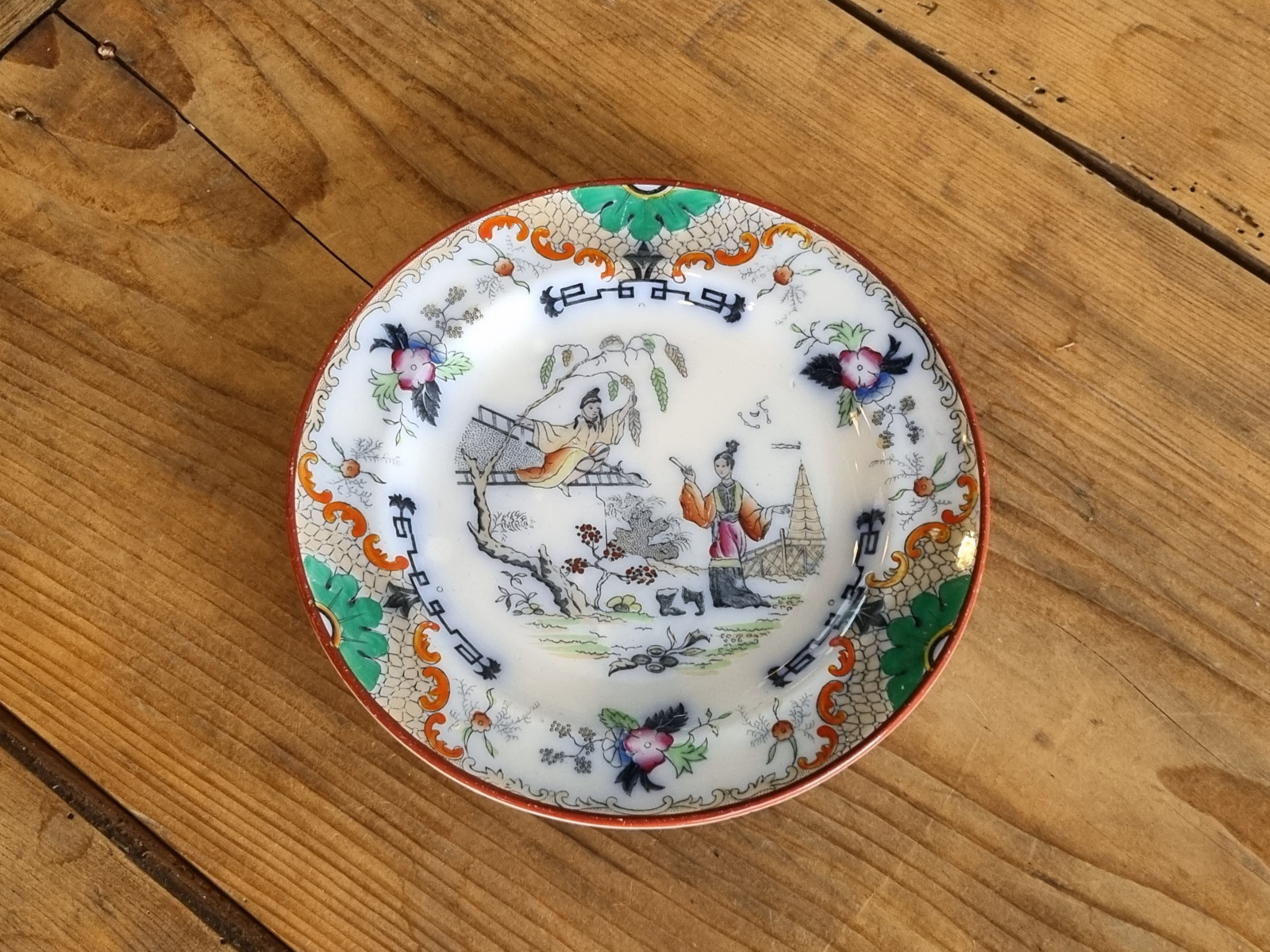 Petrus Regout decor Timor ontbijtbordje 18,5 cm