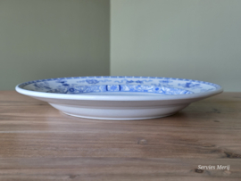 Potiche blauw Petrus Regout groot bord 30 cm