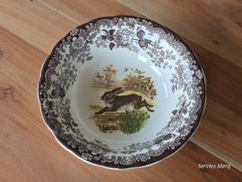 Engels Palissy Game Series hoge ronde schaal 24 cm (afb. konijn)