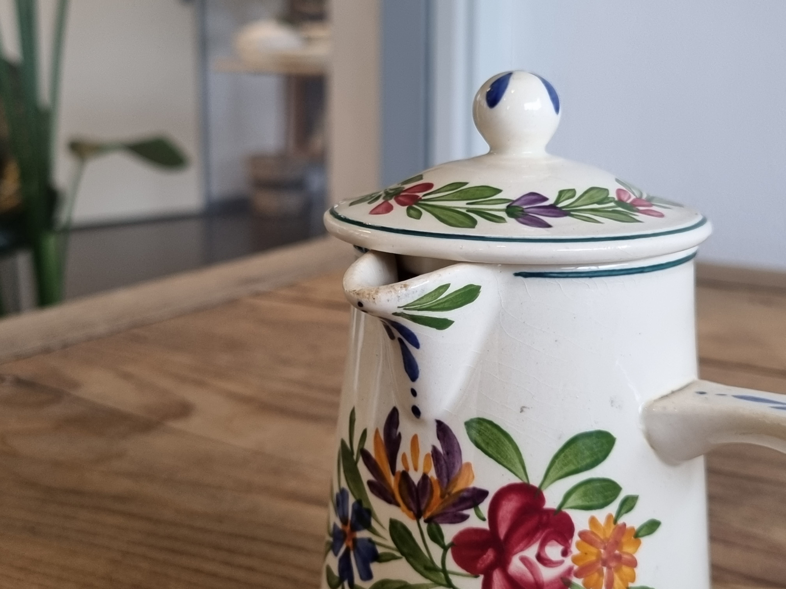 Frans Sarreguemines Rusticana Stroopkannetje klein model