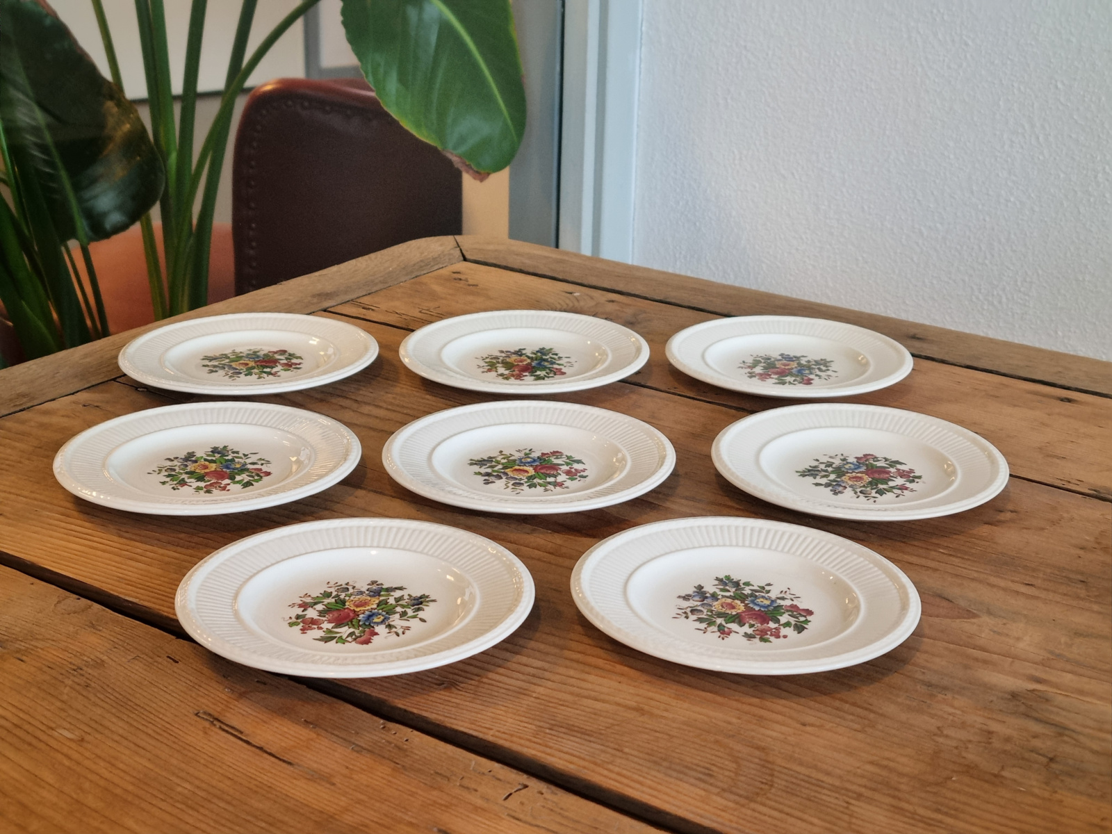 Wedgwood Conway set 8x Serveerbordje Amusebordje  13 cm