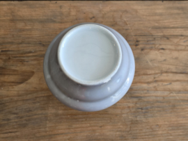 Vintage Vaasje Mosa Maastricht Art Deco grijs met geel