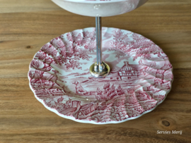 Engels rood The Hunter by Myott Etagere 2-laags