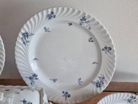 Petrus Regout Riva donker blauw compleet servies 8-personen