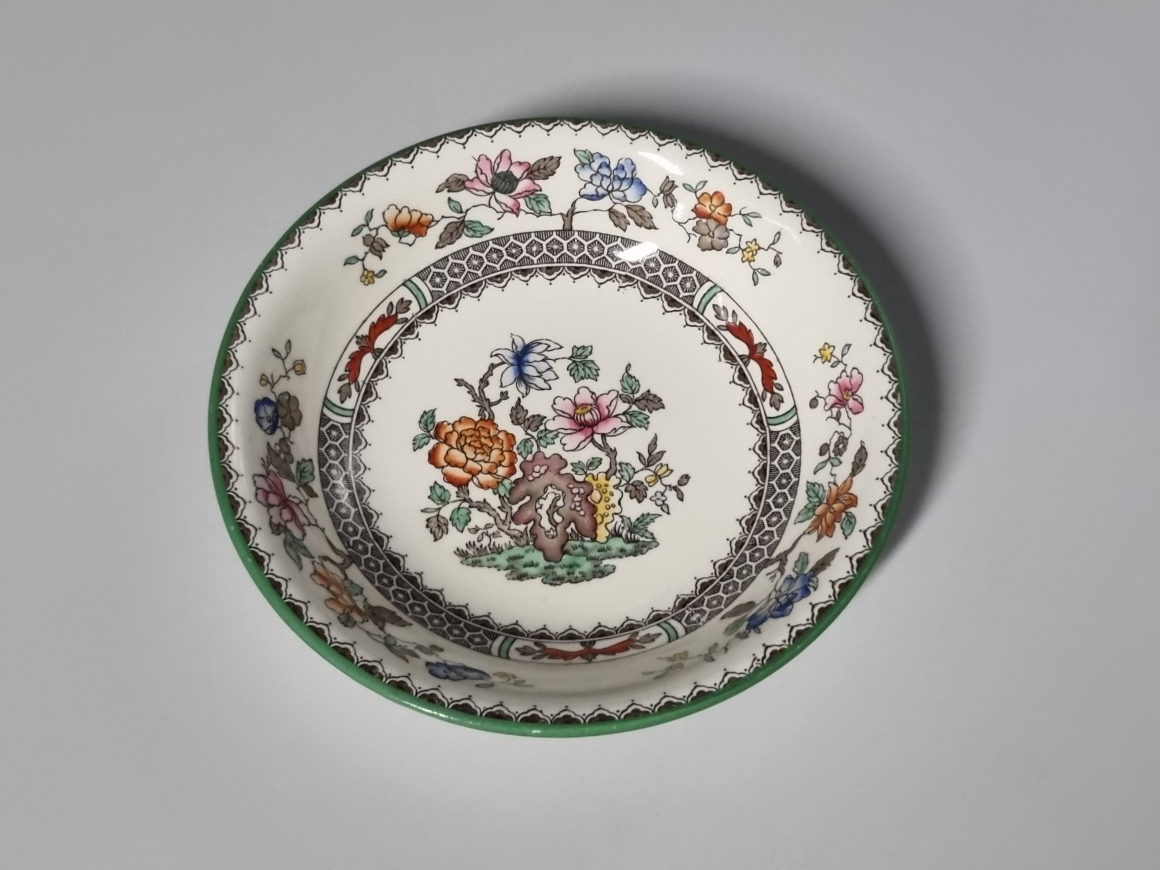 Engels Spode Copeland Chinese Rose schaaltje 16 cm