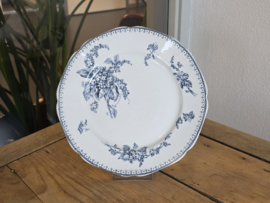 Meibloem Petrus Regout plat diner bord 23,5 cm (hoekig model)