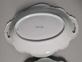 Zwiebelmuster Huttensteinach set 2x ovale schaal 37 en 31 cm