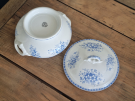 Anna Licht Blauw Societe Ceramique Dekschaal Terrine