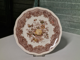 Engels bruin Ascot plat dinerbord 25 cm