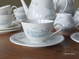 Societe Ceramique Waterland koffieservies theeservies 10 personen