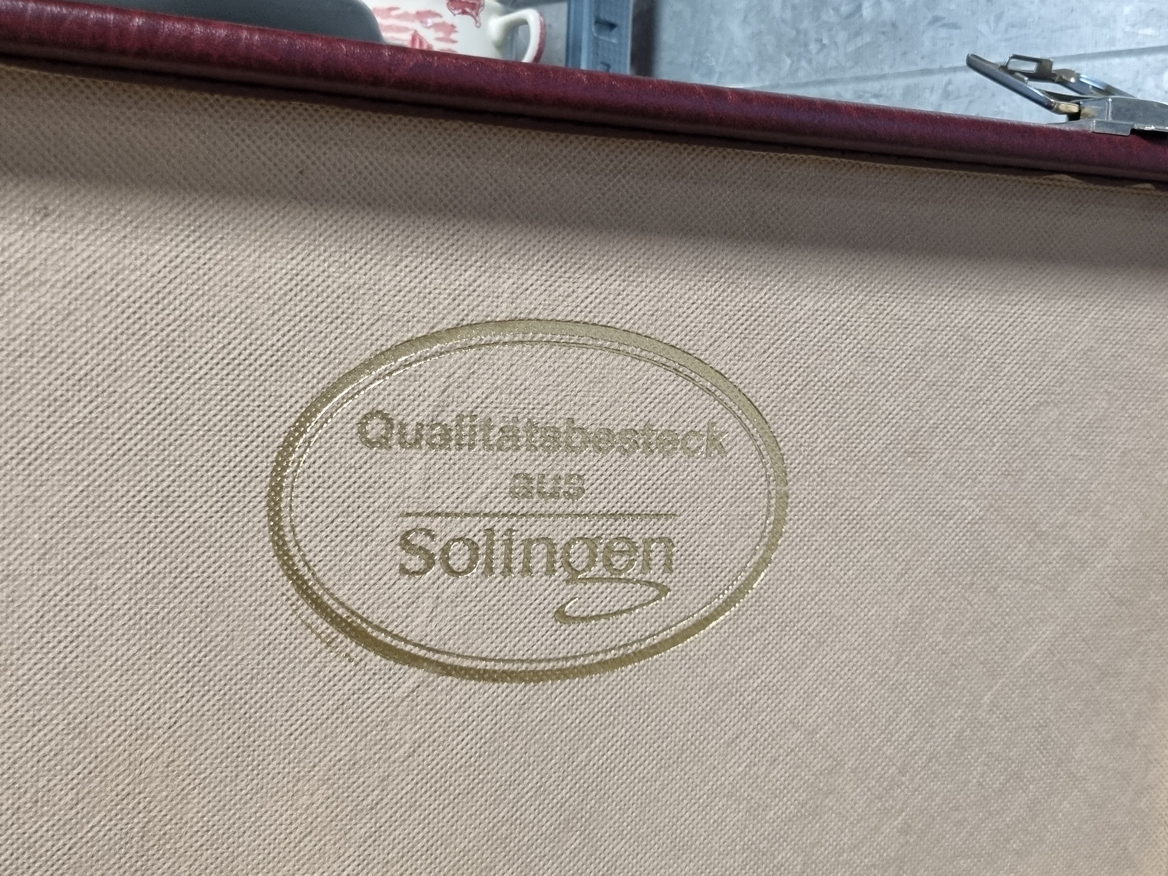 Bestekset Solingen 18/10 23/24 Karat Hartvergoldet 12 personen 72 delen