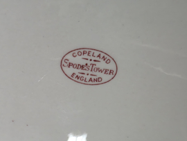 Engels Copeland Spode's Tower rood taartplateau 31,5 cm