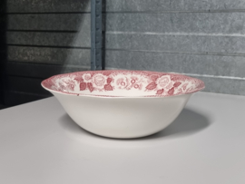 Engels rood Enoch Wedgwood Lochs of Scotland hoge ronde schaal 25 cm