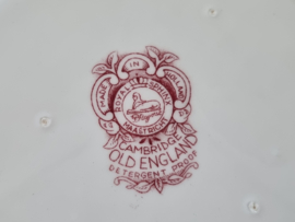 Regout Castillo Royal Sphinx rood Pannenkoekenbord | Serveerbord 28 cm