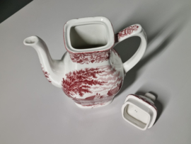 Engels rood Grindley decor Homeland Koffiestel