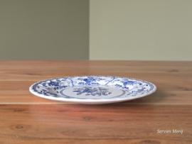 Engels blauw Johnson Bros Indies bordje 18 cm