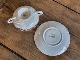 Wedgwood Briar Rose Soepkom met schotel