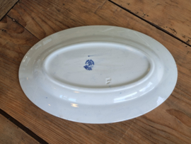 Societe Ceramique Dresde ovale schaal 31,5 cm