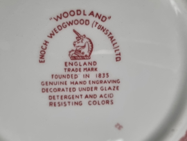 Engels rood Enoch Wedgwood Woodland Dekschaal Terrine