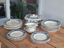 Victoria groen Societe Ceramique Eetservies 8-pers. (wit)