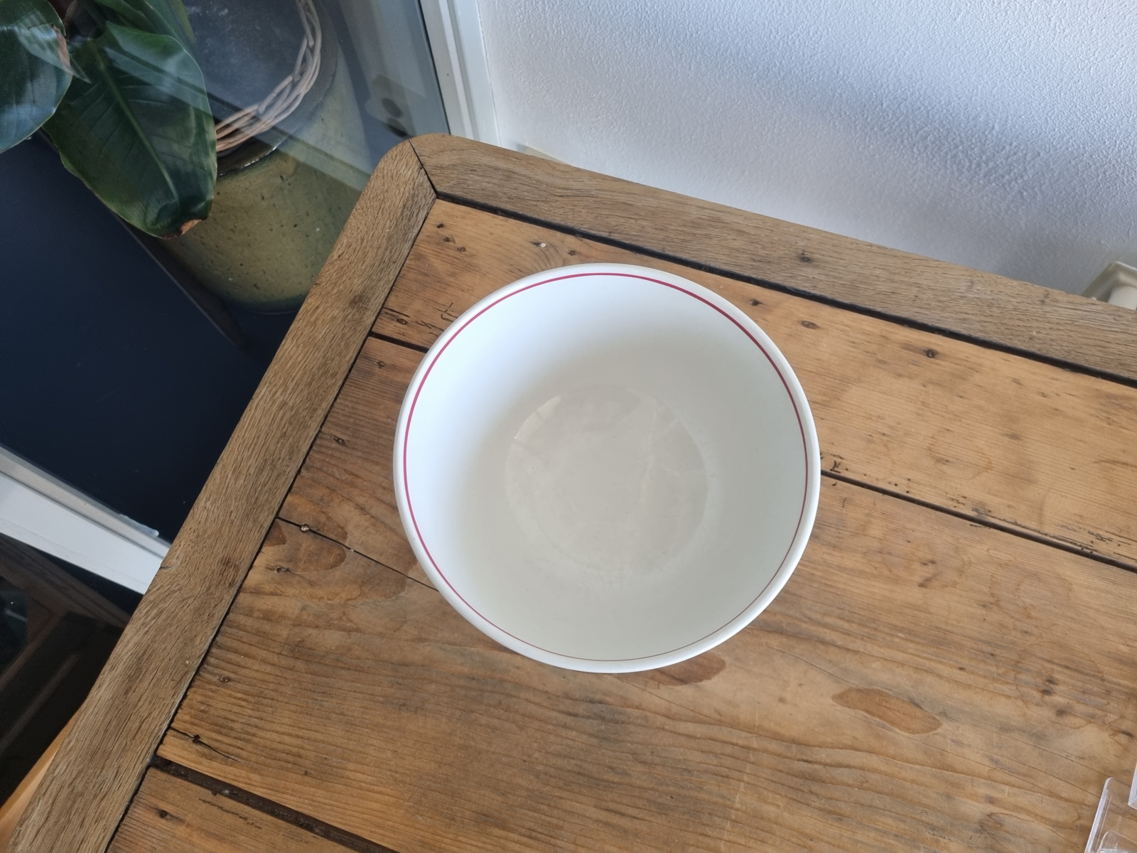 Oud Boerenbont Societe Ceramique 483a grote Kom op voet nr. 00