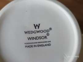 Wedgwood Windsor Theepot 1 liter (dekselknop groen randje)