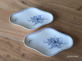 Meibloem Petrus Regout set 2x schaaltje 23 cm (rond model)