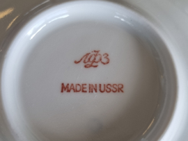 Lomonosov blauw Winternight Koffieservies 6-persoons