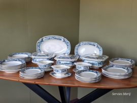 Victoria groen Societe Ceramique Eetservies 12 personen
