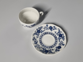 Engels blauw Enoch Wedgwood Blue Onion Kop en Schotel